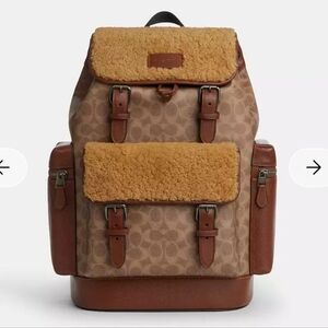 Nwt Coach Sprint Backpack In Signature Canvas